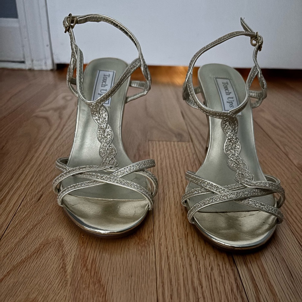 Touch Ups Gold Strappy Women's Sandals